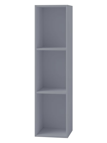 Holz Stand Regal Aufbewahrung Deko Bücher Mendas 3 in Grau