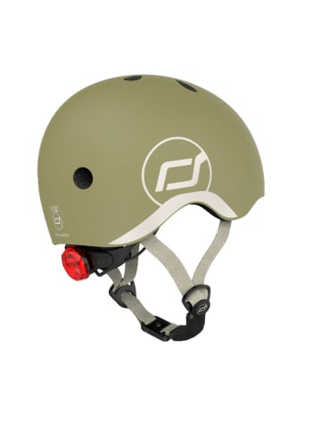 Scoot & Ride Baby Helm (XXS-S) - Farbe: Olive
