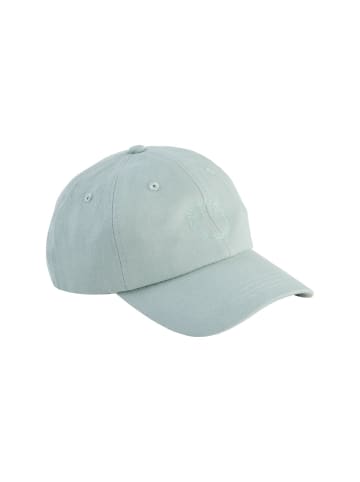 Cap aus reiner Baumwolle in Jadeblau
