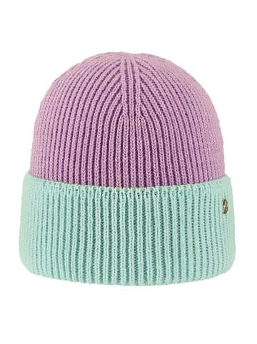 Strickmütze in lila