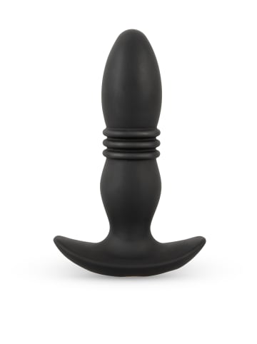 Analplug RC Thrusting Massager in schwarz