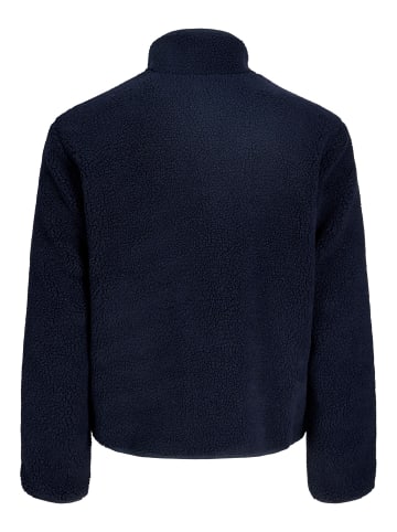 Teddyfell Jacke in Navy Blazer