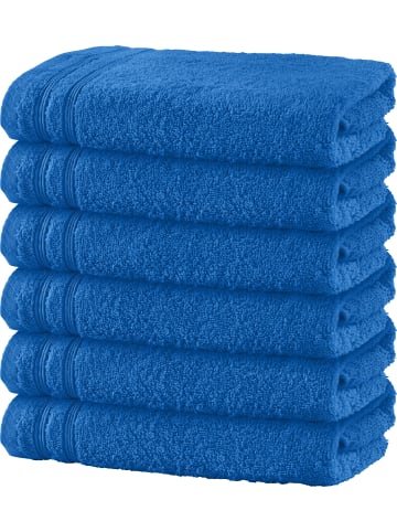Duschtuch 6er-Pack Heidelberg in royalblau