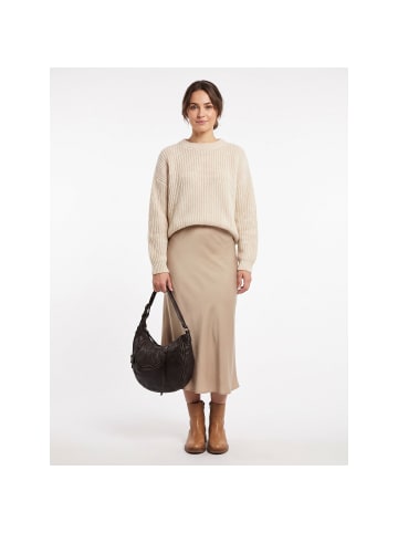 Luna II Schultertasche S Leder 32 cm deep soil