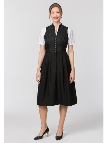 Langes Dirndl "Lauryin" in schwarz