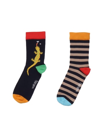 Socken Colorful Salamanders - Baumwolle (Bio)