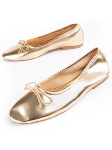 Ballerinas Marlina Gold in Golden