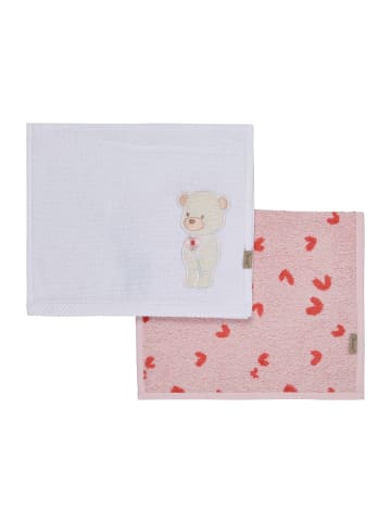 Kinderhandtuch 2er-Pack BÄR Betty in hellrosa