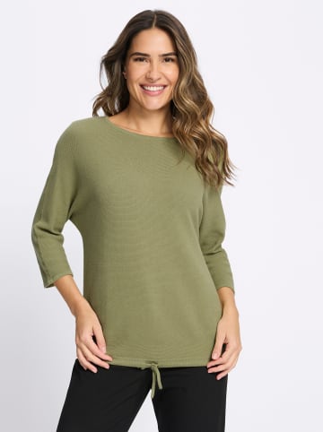 3/4-Arm-Pullover in schilf
