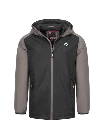 Regenjacke Alessandro Salvarini Herren Regenjacke AS322 in Schwarz