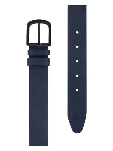 Ledergürtel in Blau