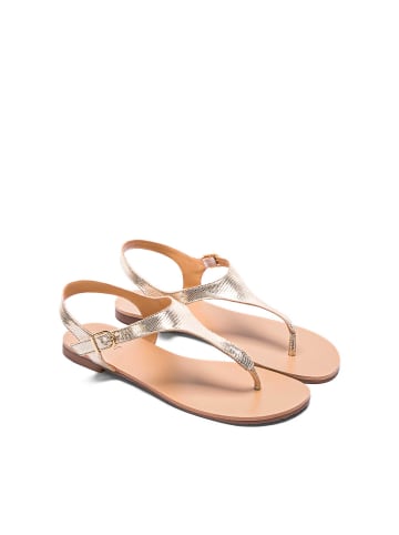Sandaletten in Gold