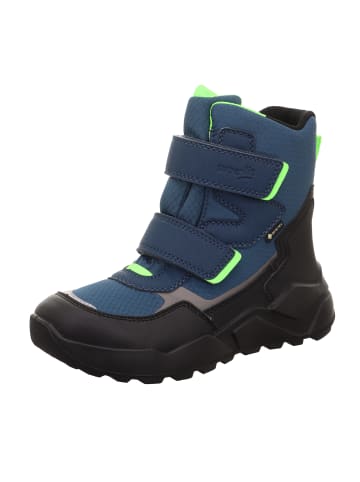 Winterstiefel ROCKET in Blau/Hellgrün