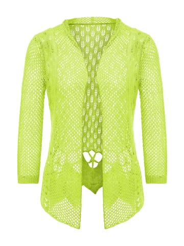 Damen Strickjacke in Limette