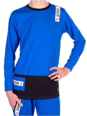 Langarmshirt in Blau