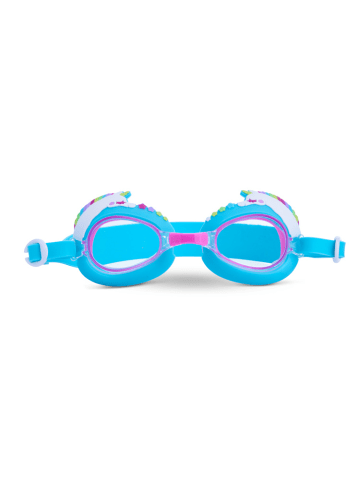 Einhorn Kinder Schwimmbrille UV Anti-Fog Silikon in Blau Ab 3 J.