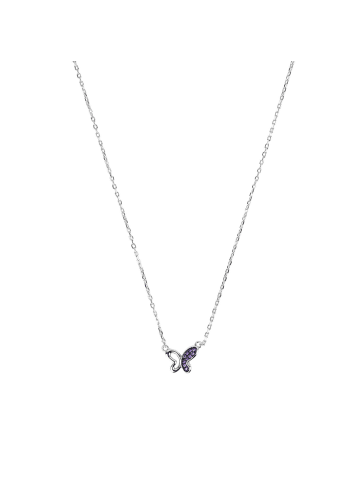 Kette mit Anhänger Silber 925, rhodiniert in silber