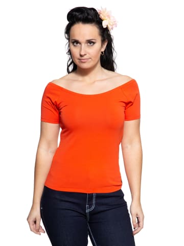 Queen Kerosin U-Boot T-Shirt in orange