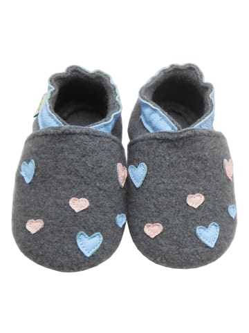 Filzschuhe für Kleinkinder in Grau