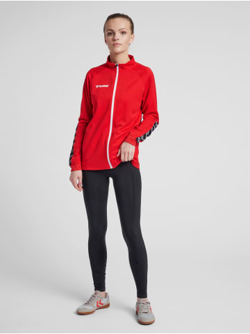 Reißverschluss Jacke Raglanärmel Hmlauthentic Damen in TRUE RED