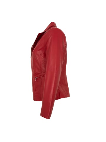 Lederblazer Lammnappa in Rot