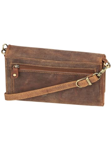 Umhängetasche Vintage 1552A Lady Bag RFID in Sattelbraun