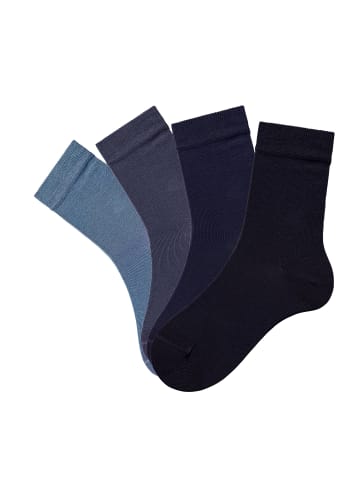 Socken in jeans-blau