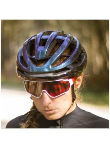 Rockbros HC 58C L Fahrradhelm 58 61 cm Blaues Chamaleon