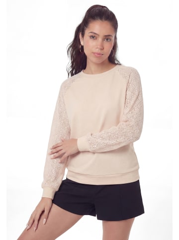 Women Sweatshirt in BEIGE GREY