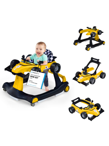 4 in 1 Lauflernwagen in Gelb
