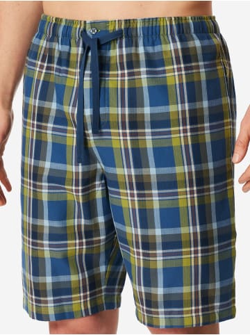 Pyjamahose Mix Relax in oliv, blau