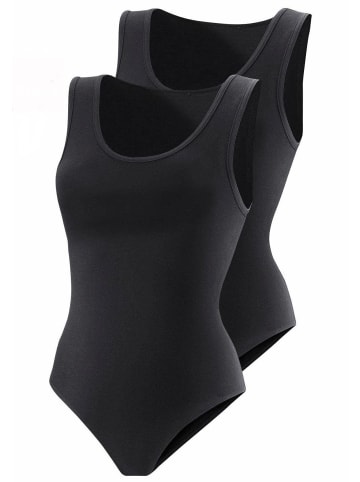Shirtbody in schwarz