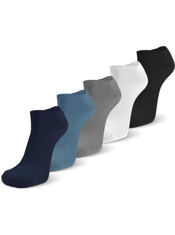 15 Paar Sneakersocken American in Marine/Jeans/Grau/Weiß/Schwarz