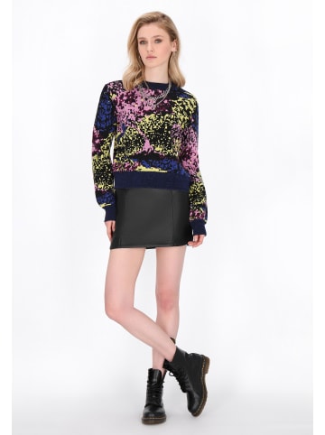 Women Sweater in black multicolor