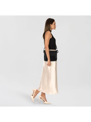 Nicolina Schultertasche 35 cm mixed black