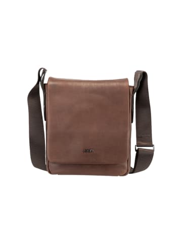 Schultertasche 'Teramo Paris in Dunkelbraun 20,00 x 23,00 x 6,00 cm'