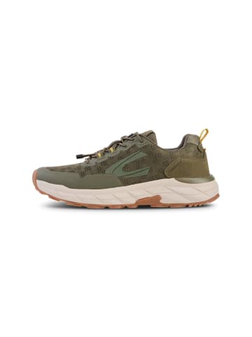 Casual Sneaker mit Schnellverschluss in Khaki