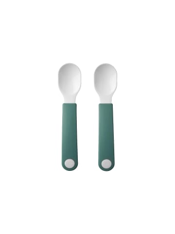 2er Set Lernlöffel Mio in Deep Turquoise