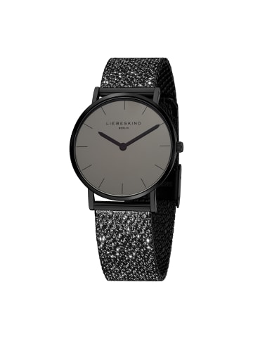Armbanduhr Glitter-Special in schwarz