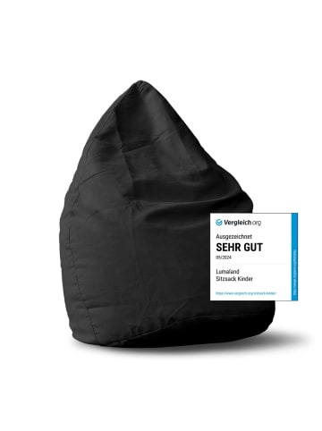 Sitzsack In-& Outdoor 120l schwarz  Schwarz