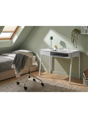 Schreibtisch KOFOTEN in Weiß - (W) 107 x (H) 76 x (L) 48 cm