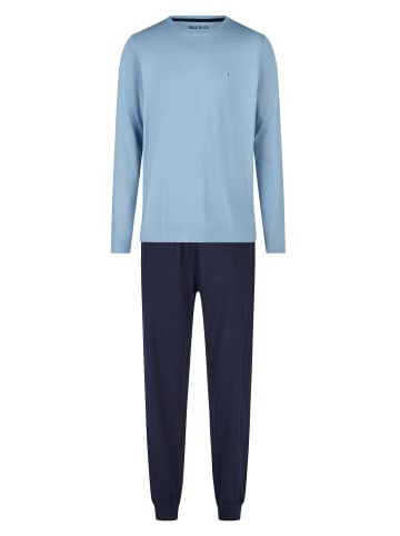 Pyjama Classics in blau/dunkelblau1