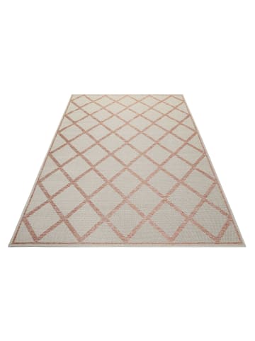 Outdoorteppich "Sparkle Outdoor (Rhomb)" in Beige/Orange