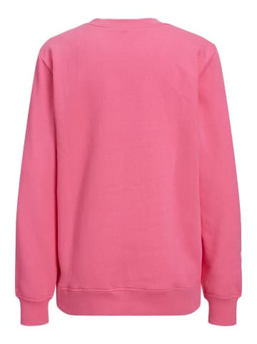 Sweatshirt in Carmine Rose