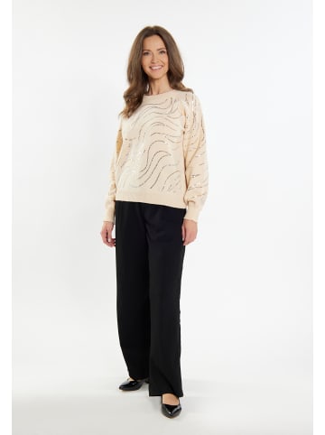 Damen Strick Pullover in Creme