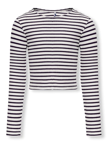 Langarmshirt KOGNELLA STRIPED L/S O-NECK TOP in night sky