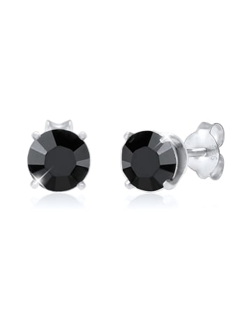 Ohrringe 925 Sterling Silber in Schwarz