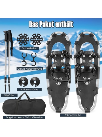Schneeschuhe Set 25 '' in Silber