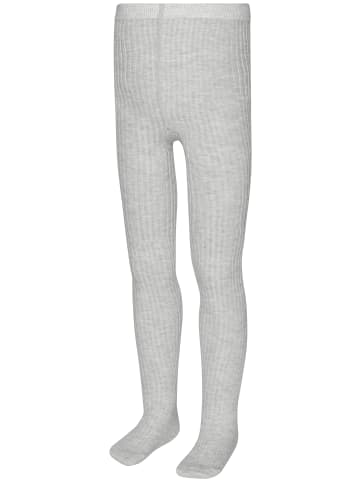 Strickstrumpfhose in grau meliert