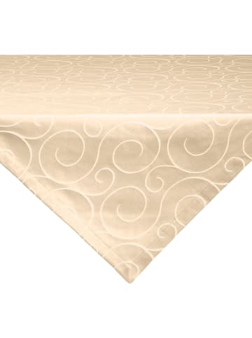 Jacquard, Baumwollmischung Mitteldecke Oberhausen in sekt